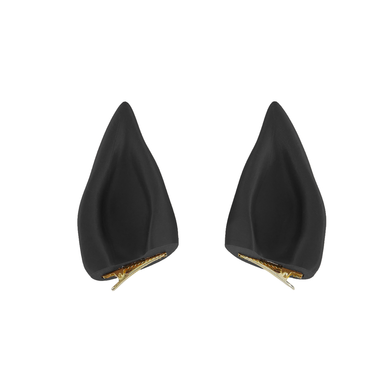 CUEZtoy ウマ耳 おもちゃ髪飾り（おもちゃヘアクリップ カラー：ブラック)