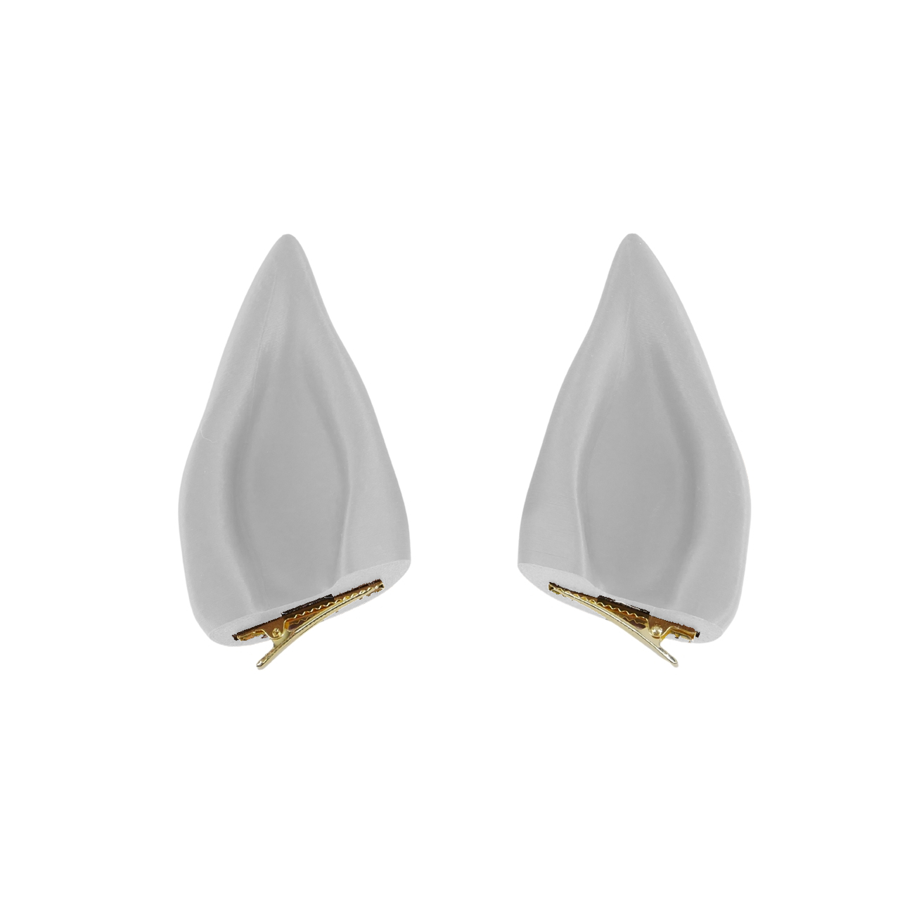 CUEZtoy ウマ耳 おもちゃ髪飾り（おもちゃヘアクリップ カラー：ホワイト)